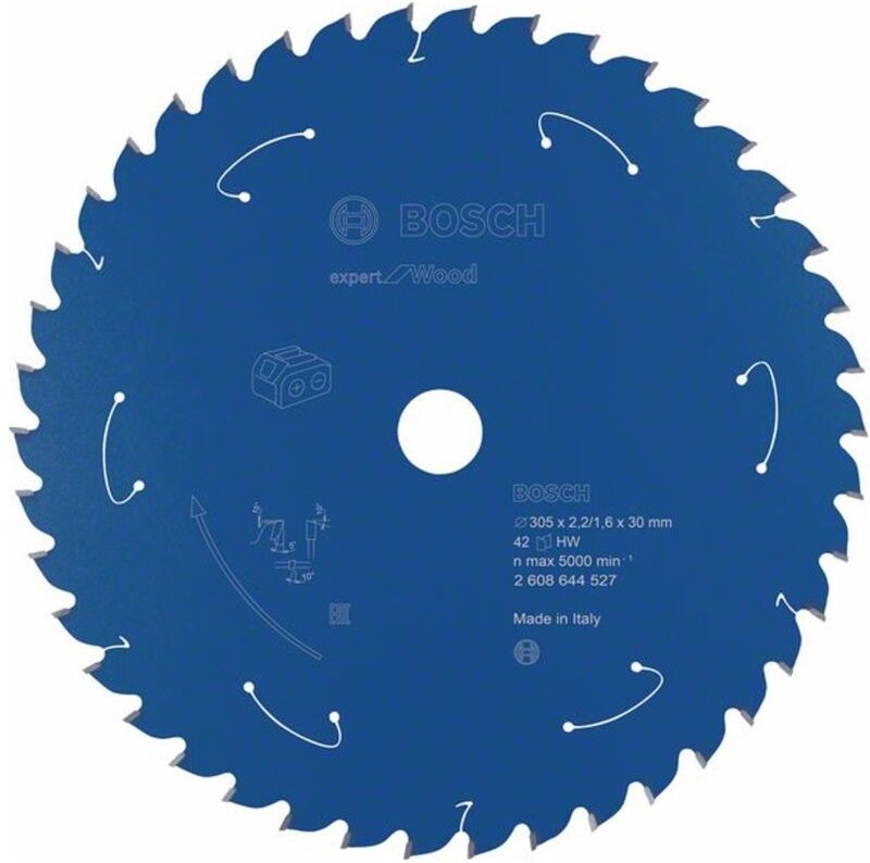 Akku-Kreissägeblatt Expert for Wood, 305 x 2,2/1,6 x 30, 42 Zähne - Bosch