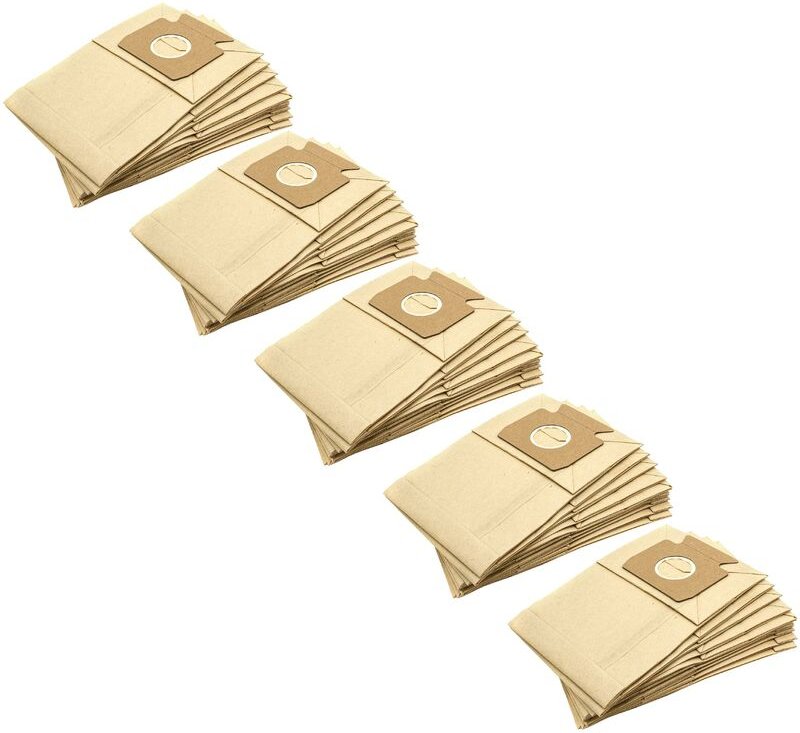 50x Staubsaugerbeutel Ersatz für Miele Filter b für Staubsauger - Papier, Typ b, 27cm x 13cm Sandfarben - Vhbw