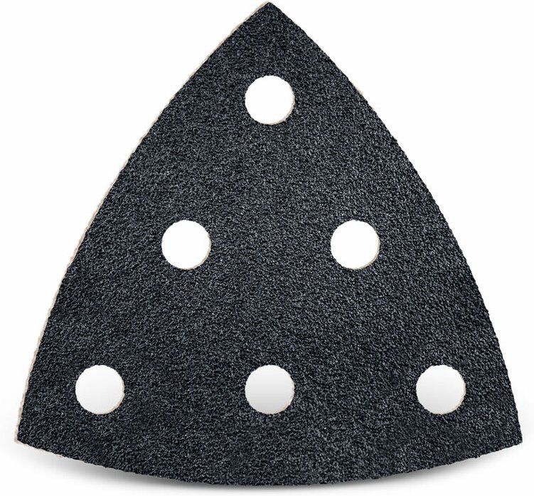 Black Klett-Schleifblätter, 93 mm, 6-Loch, f. Deltaschleifer, Siliciumcarbid (50 Stk.) K240 - Menzer