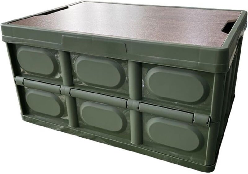 Bluedeer - Aufbewahrungsbox mit Deckel 20L Campingbox Faltbar Kofferraum Organize Camping Zubehör für Reisen im Freien, ...