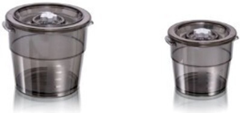 Magic Vac - ACO1005 Lebensmittelbehälter de Rund um Grau, Transparent