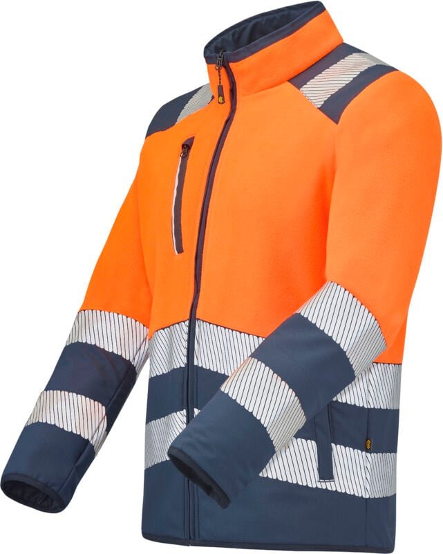 Polarjacke Hv Veny Orange Fluo/navy 3xl