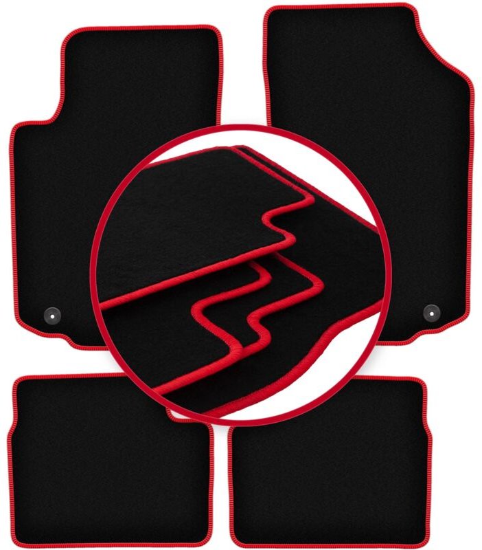 CARLUX-RED Autofußmatten für: Rover 75 Kombi, Limousine (1998-2005)