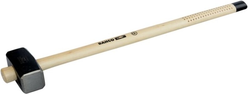 Bahco - Vorschlaghammer mit Hickory-Stiel, rechteckiger Kopf, 5 kg