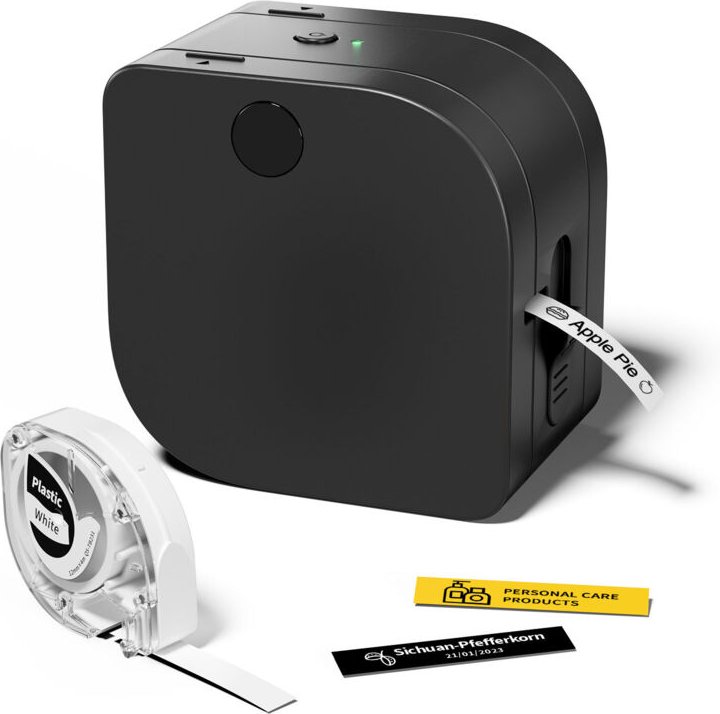 P12 Etikettendrucker, Mini Beschriftungsgerät Bluetooth, Etikettiergerät Selbstklebend Kompatibel with iOS & Android Pho...