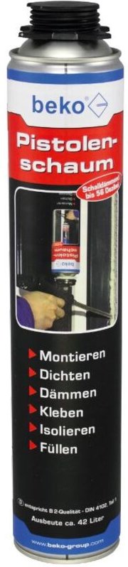 Beko - Pistolenschaum 750ml 1-Komponenten Polyurethanschaum 280 751