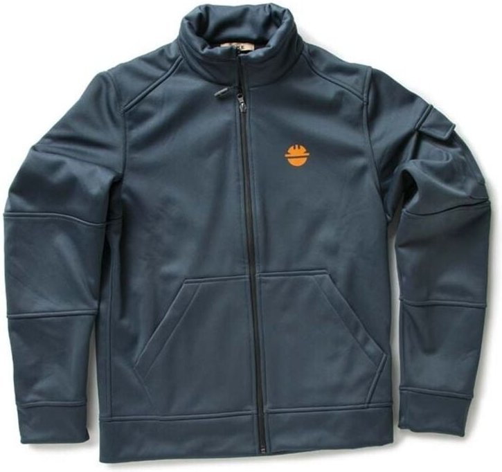 Softshell-Arbeitssweat mit Reißverschluss FEAT – Puderblau XS