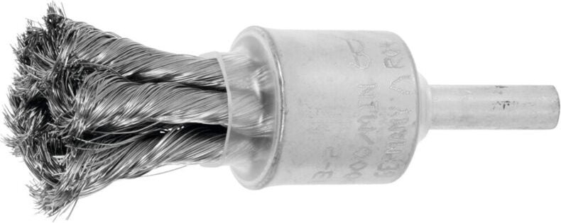 Lessmann ® - Lessmann Gezopfte Pinselbürste INOX-Draht, Bürsten-⌀xBorstenstärke: 19X0,15 mm