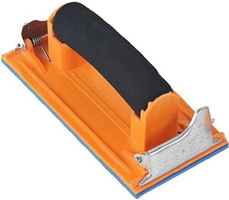 Tragbarer Handschleifer mit Griff, manueller Schleifpapierhalter, leichter Schleifblock zum Polieren von Holz und Metall...