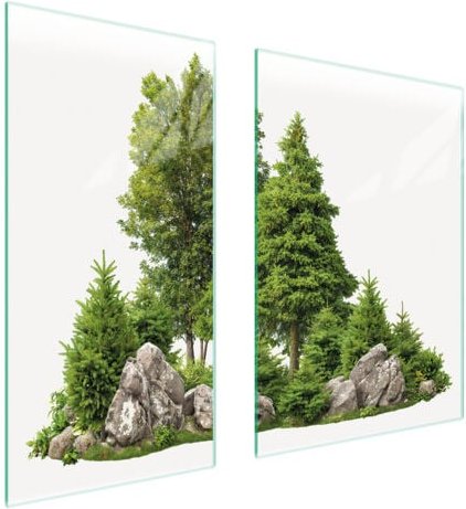 GLASSCHUTZPLATTE BOARD 75x52 TREE