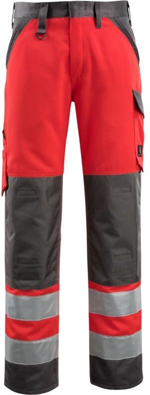 Warnschutzhose Maitland safe light 15979-948-22218 Gr. 56 hi-vis rot/dunkelanthrazit - Mascot