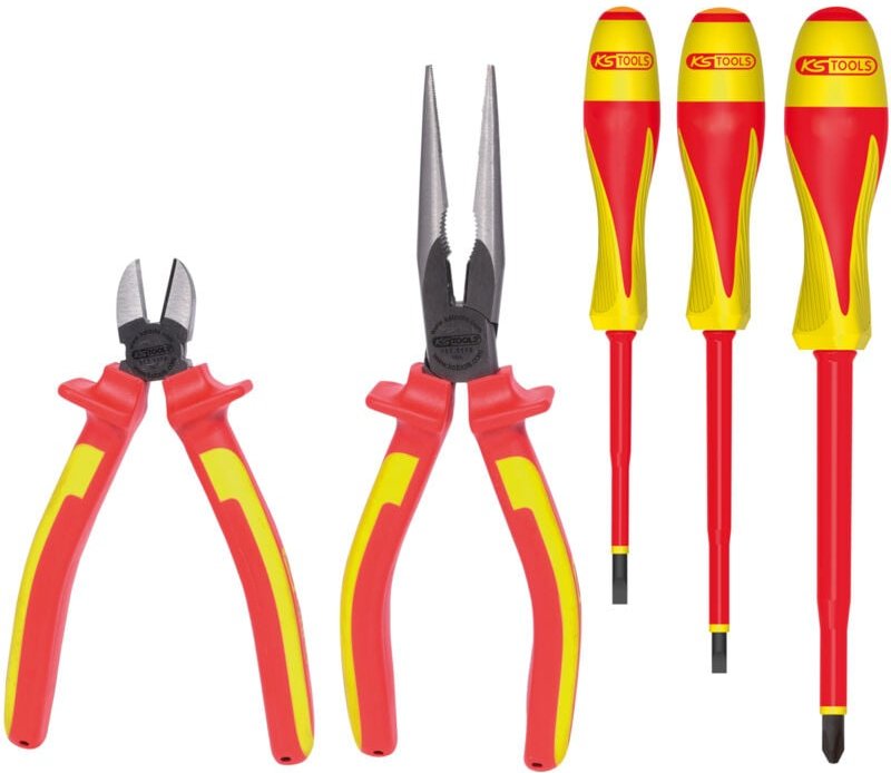 Satz von ks tools isolierten Zangen und Schraubendrehern Ergotorque Ultimate - 5 Stück - 117.1106