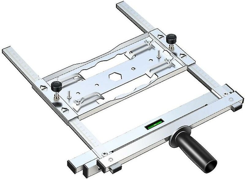 Multifunktionales Werkzeug zum Positionieren und Schneiden von Planken