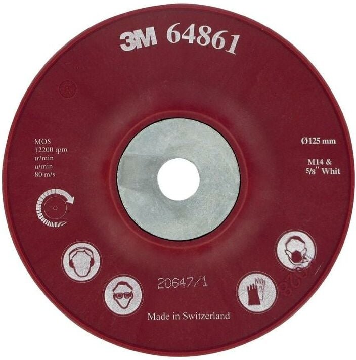 Stützteller Cubitron™ ii ø 125 mm M14 gerippt - 3M