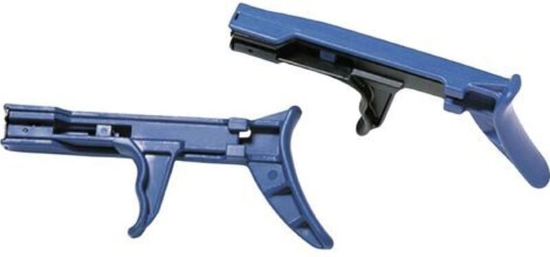 HellermannTyton MK21 Kabelbinderzange Blau, Schwarz