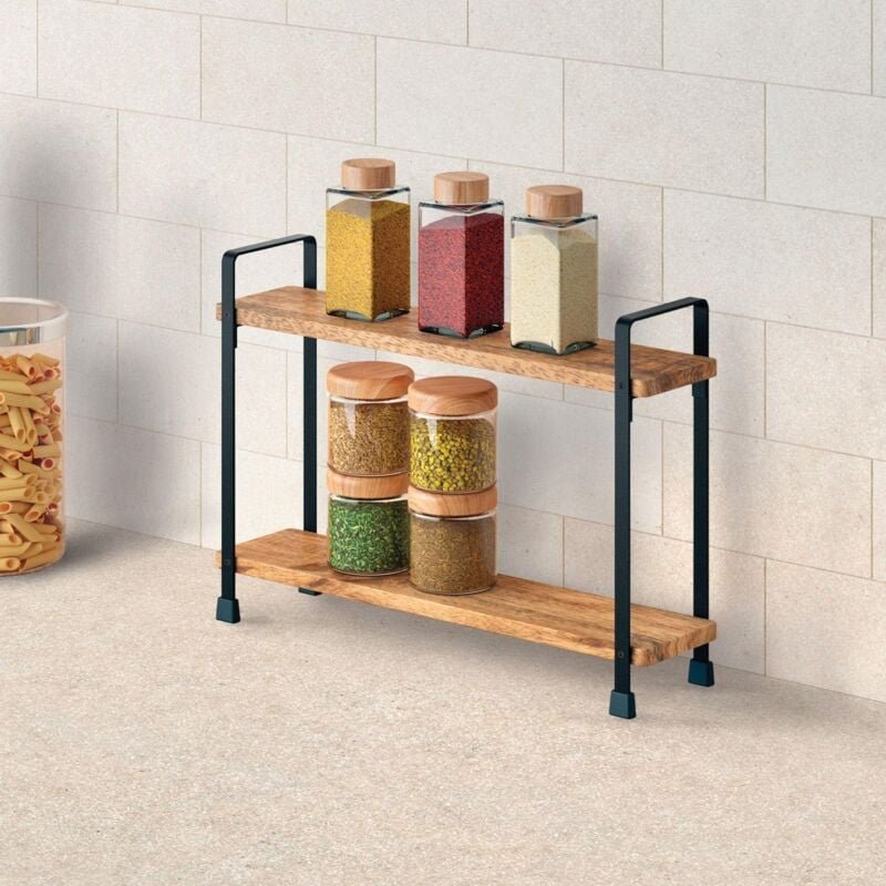 Gewürzregal 'York Lava' 2-Etagen