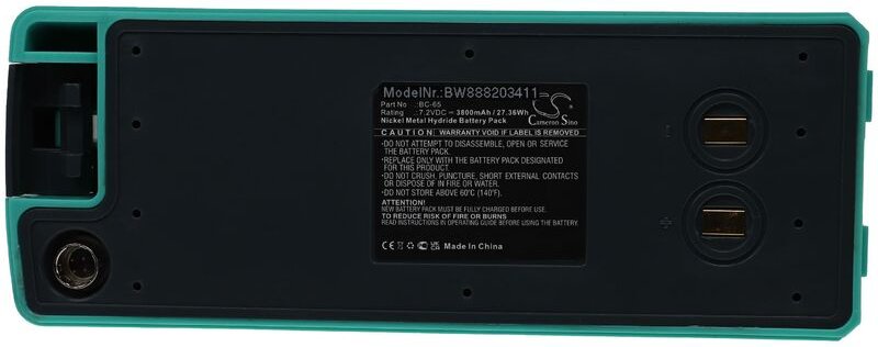 vhbw Akku Ersatz für Trimble BC-65 für Messgerät (3800mAh, 7,2V, NiMH)