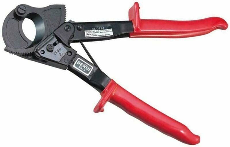 Ratschenkabelschneider bis 240 mm² zum Schneiden von Kupfer- und Aluminiumkabeln