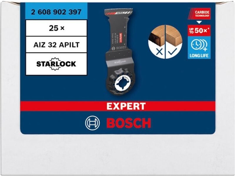 Thumbnail - Bosch 25x EXPERT MultiMax AIZ 32 APILT Blatt für Multifunktionswerkzeuge - 2608902397