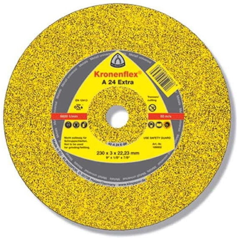 Klingspor - Trennscheibe a 24 Extra D230xB2mm Bohrung 22,23mm mittelhart GER-Form max.Drehzahl 6600U/min