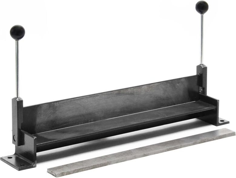 Blechbiegemaschine 760 mm (30') Blechlänge, max. 90° Biegewinkel, Abkantbank zum Blech Abkanten aus Gusseisen in Schwarz...