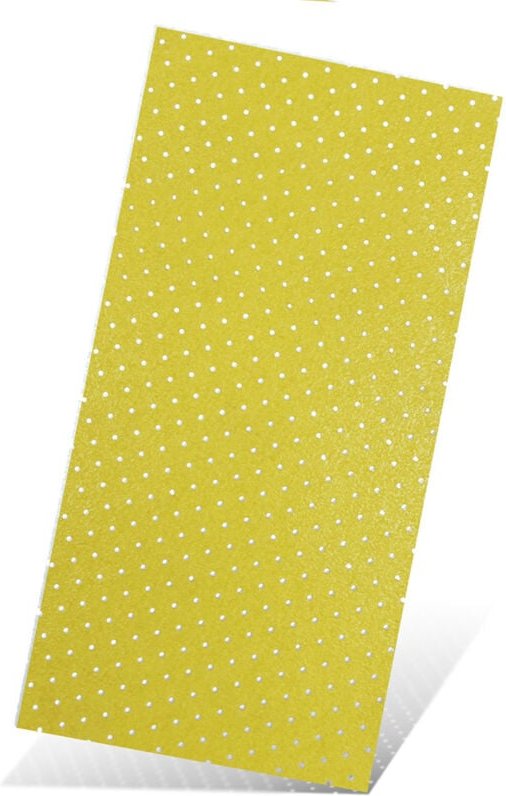 MENZER Ultrapad Klett-Schleifblätter, 186 x 93 mm, f. Schwingschleifer, Weißes Edelkorund (20 Stk.) K180