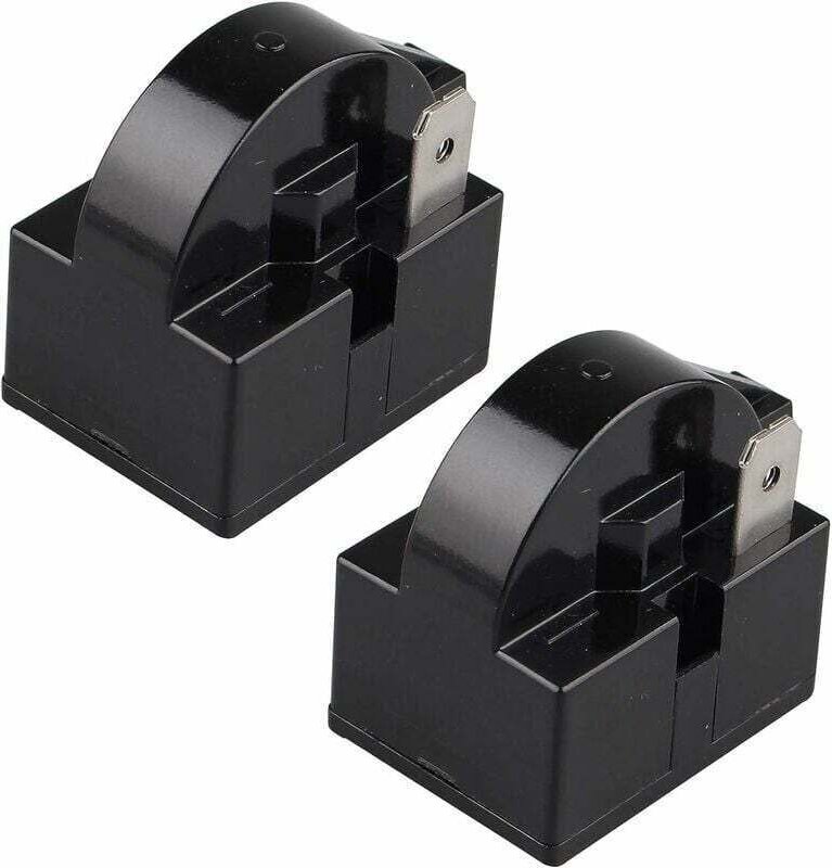 Stück QP2-33 PTC 33 Ohm 220 V Einzelstift PTC-Startrelais für Kühlschrank-Gefrierkompressor, schwarz,