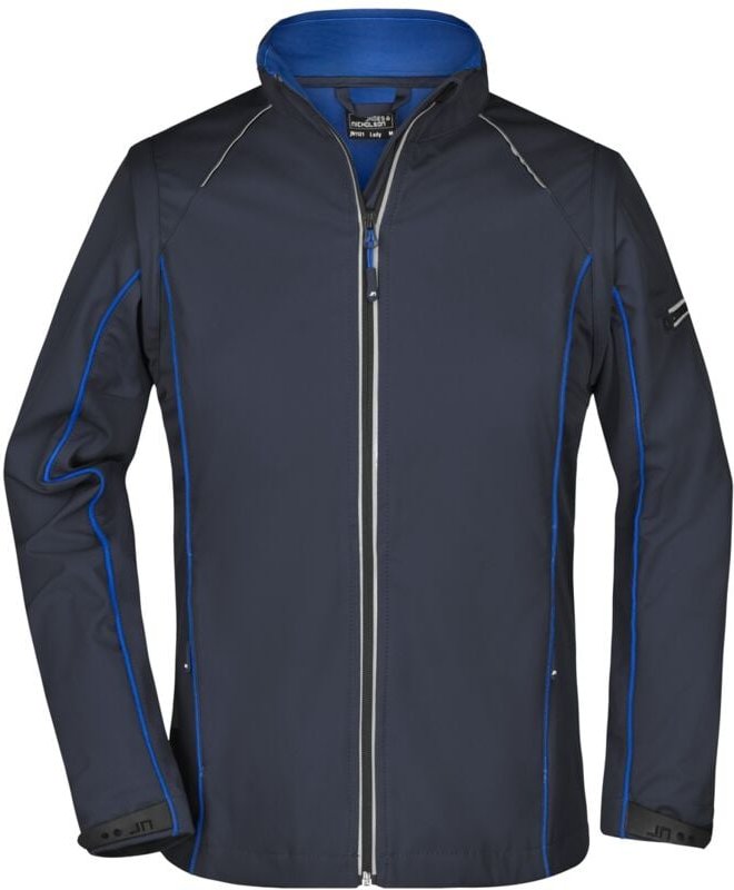 James&nicholson - Damen Zip-Off Softshell Jacke JN1121 Gr. xl navy/royal
