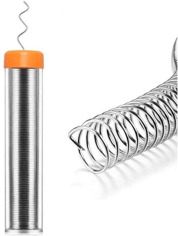 Thumbnail - Ymyny - Ulisem Bleifreier Lötdraht mit Kolophoniumkern 0,8 mm 60/40 zum elektrischen Löten, Gewicht 12 g (3 Stück)