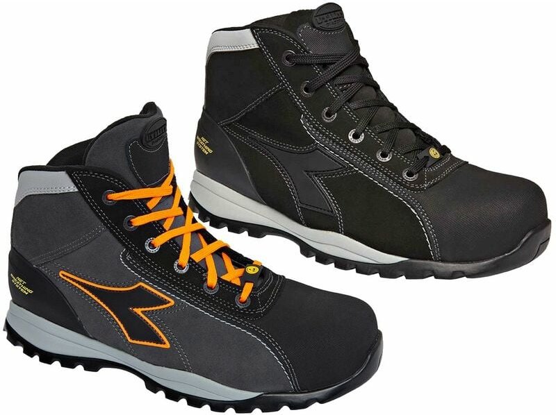 Geox Diadora GLOVE TECH HIGH S3 ESD Sicherheitsschuhe - 38 EU - Schwarze