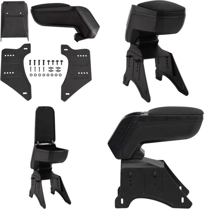 Auto-Armlehne Universal Schwarz 13x33x(33-53) cm abs - Auto-Armlehne - Auto Armlehne - Home & Living - Schwarz