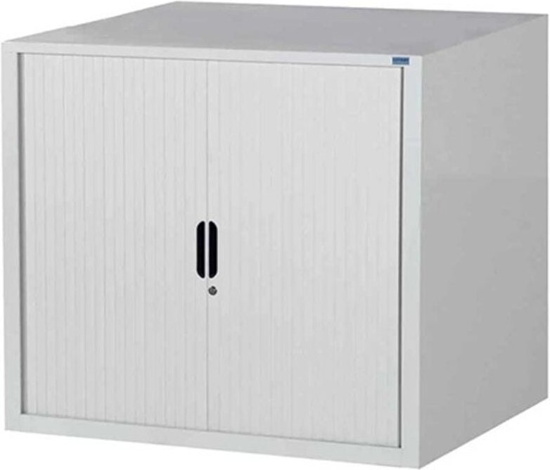 Werkstattschränke mit Rolltüren - 2 Regale - Abm 1200x665x1000mm - W030060004