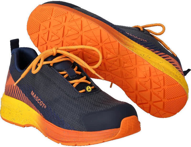 Mascot MASCOT Sicherheitshalbschuh FOOTWEAR CUSTOMIZED F1600-909 S1PS Gr. 42 dark navy/bright orange