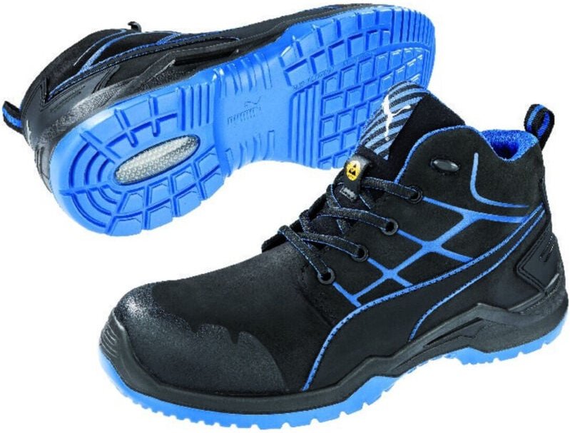 PUMA Stiefel 634200, ESD, S3, Gr.48, schwarz/blau