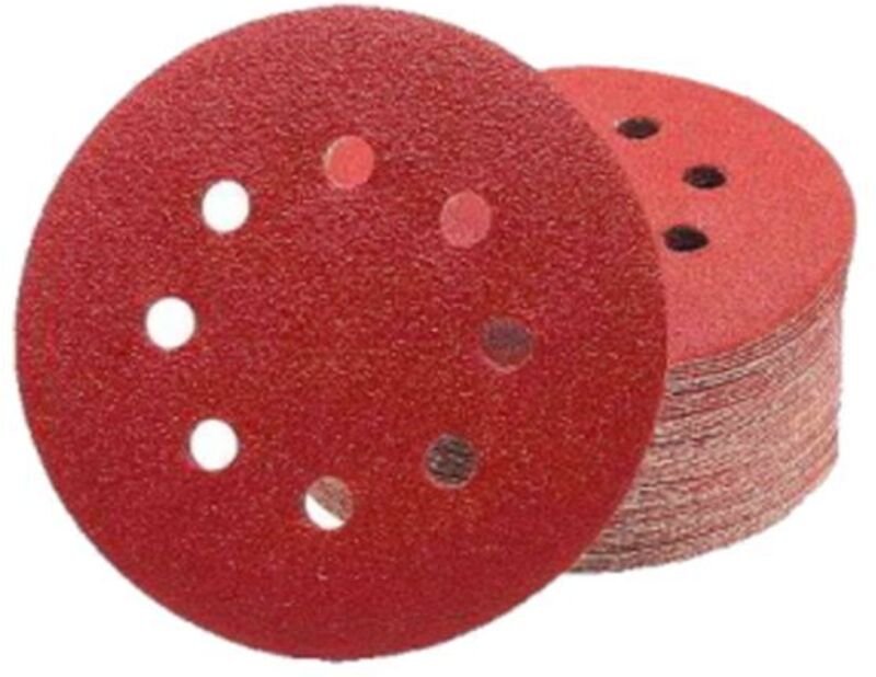 Schleifpapier 50 Stk. 125mm Scheibe P40 mit Klett KD11807