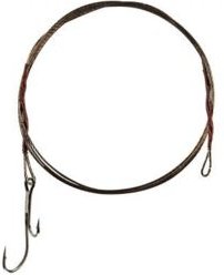 Stahlvorfach Ryderhaken Gr. 3 Tragkraft 9 kg Länge 50cm 3 Stück Keine Angabe - Paladin