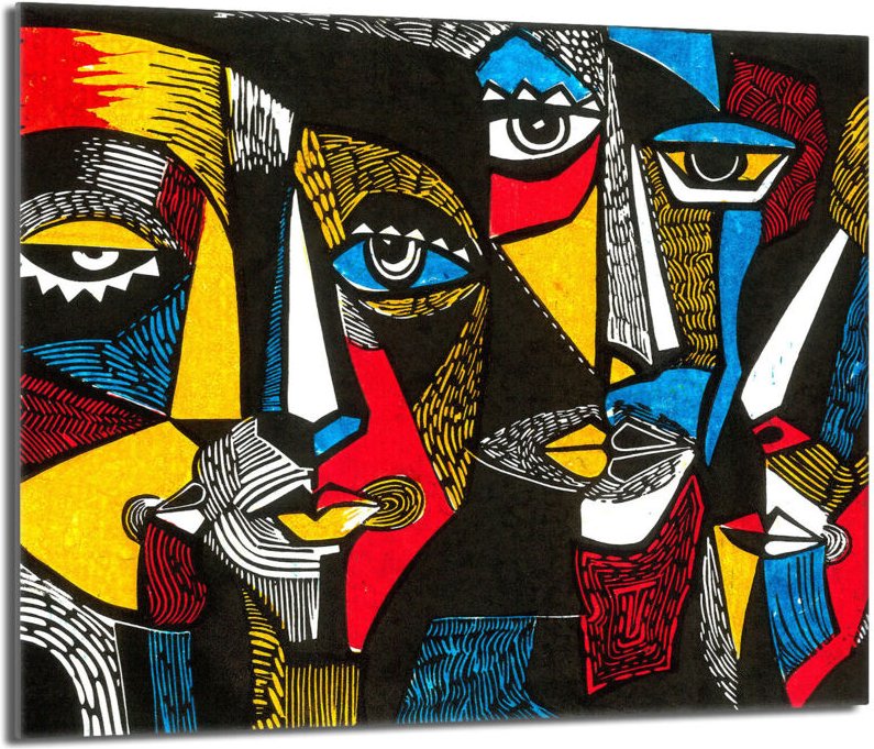 Glasherdplattenschutz 60x52 Pop Art