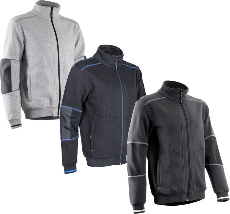 Kiji Arbeits-Sweatshirt - m - Grau - Coverguard