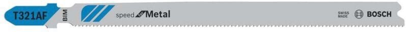 Bosch Stichsägeblatt T 321 AF Speed for Metal, 3er-Pack - 2608636704