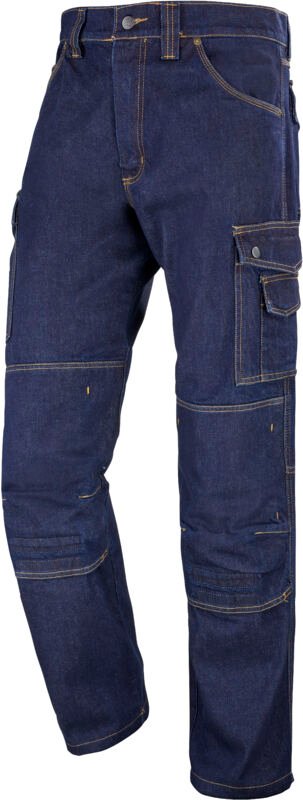 Jean'S Multi-Plüsch-Knieklemmen Craft Worker Denim Blau Jean M - Fr(46)