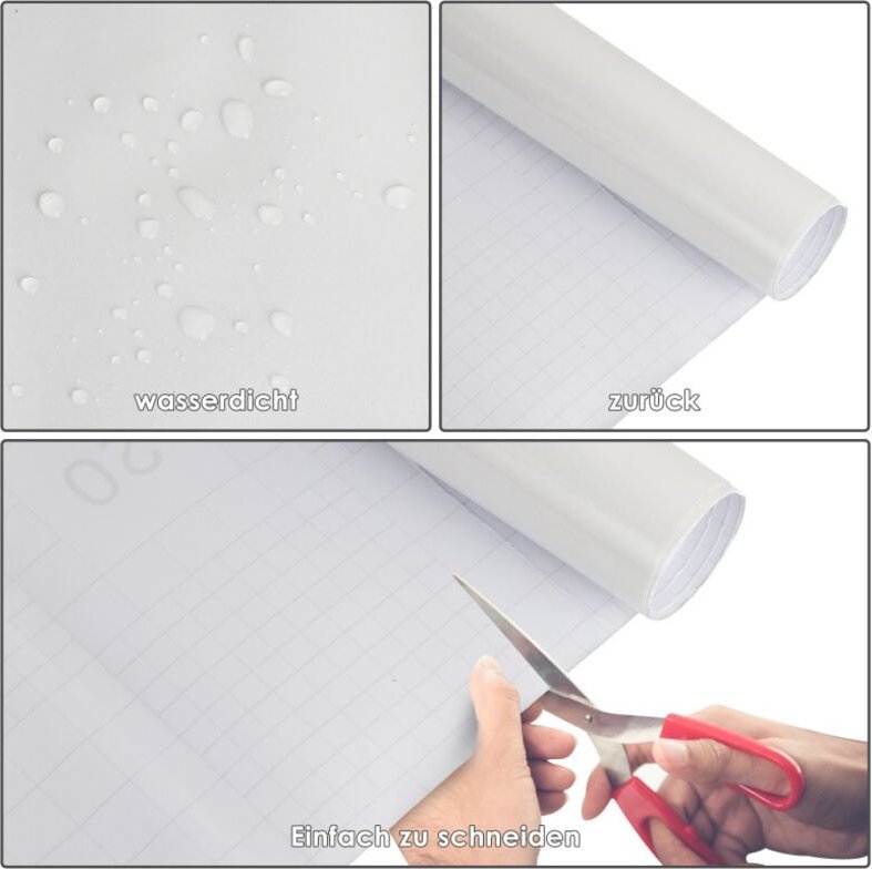 Thumbnail - Vingo - swanew Klebefolie, für DIYs, Renovierungen, Möbel & Küche, Dekofolie selbstklebend, pvc Möbelfolien, 500x61 cm, ...