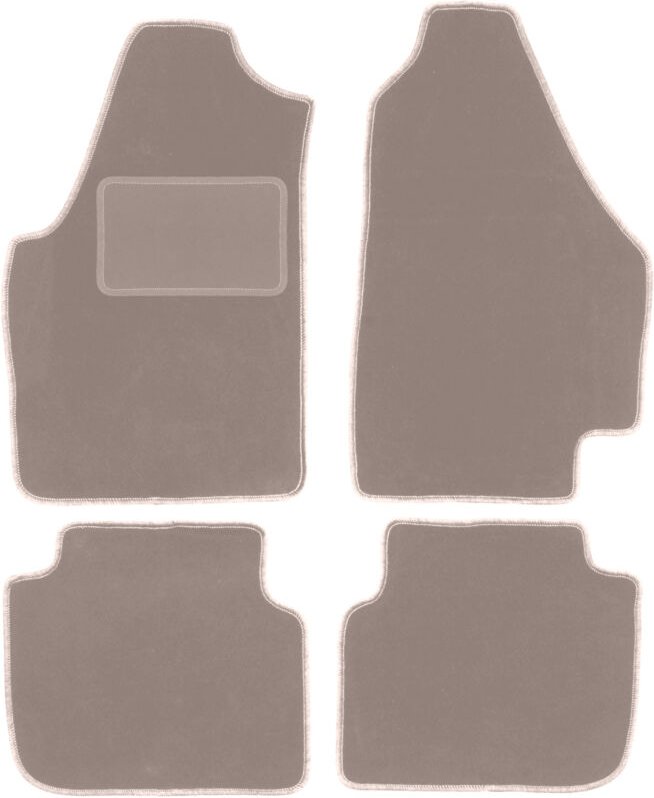 Beige Veloursmatten für: Lancia Musa Minivan (2004-2012)