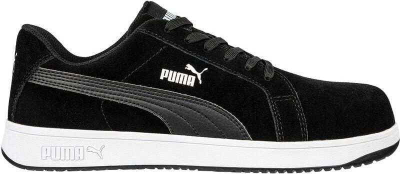 Puma - Iconic Wildleder Black Low S1PL esd fo hro sr Sicherheitsschuhe - 48 eu - Schwarze