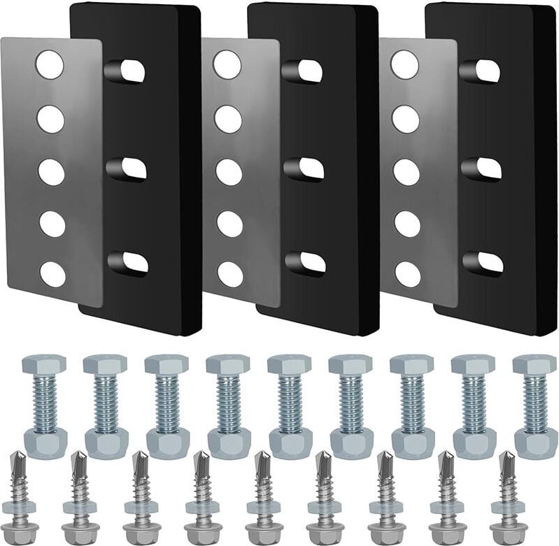 1/4 Zoll Schneefräsen-Laufrad-Nachrüstsatz, 3er-Pack Gummiklingen-Schneefräse, universelle Nachrüstmaschine der Stufe 2