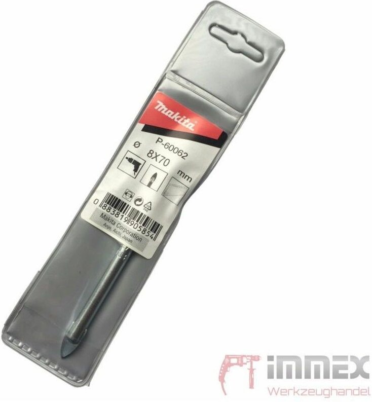 Fließenbohrer Glasbohrer 8x70mm P-60062 - Makita