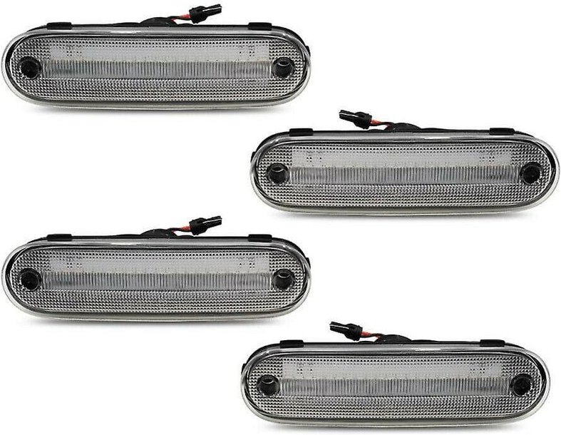 Thumbnail - Woosien - 4 Stück Auto-LED-Seitenlicht mit klarer Linse und Rot für Miata Mx-5 1990–2005