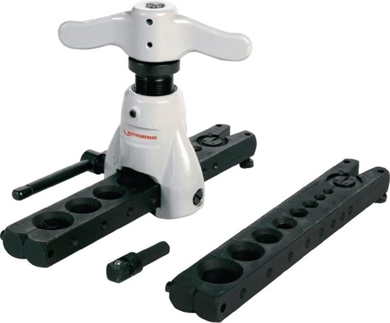 Taumel-Bördelgerät mit Matrize metrisch und zöllig, Zoll + mm - Rothenberger