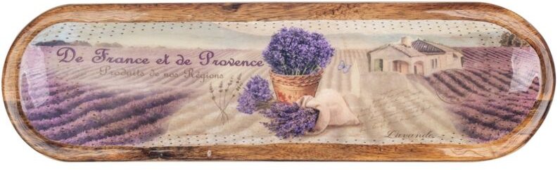 Signes Grimalt Küchengericht Ovale Schale Lavendelboxen und Tabletts Blau 14x46x3cm 28538