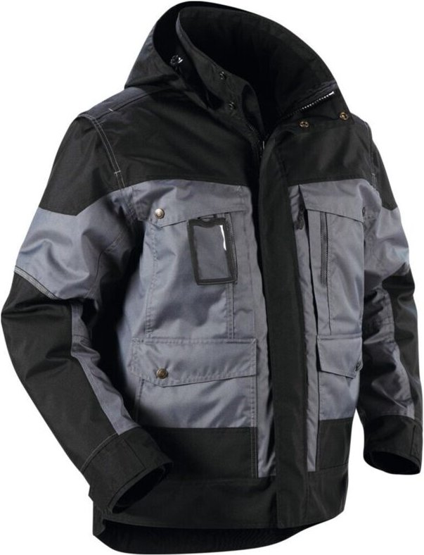 Blakläder Winterjacke, grau / schwarz, Unisex-Größe: m
