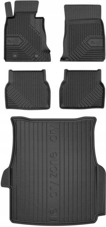 SET 77 Gummimatten und Abdeckung BMW 5 Series E39 1997-2003